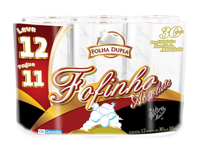 PAPEL HIG. FOFINHO ABSOLUTE C/12