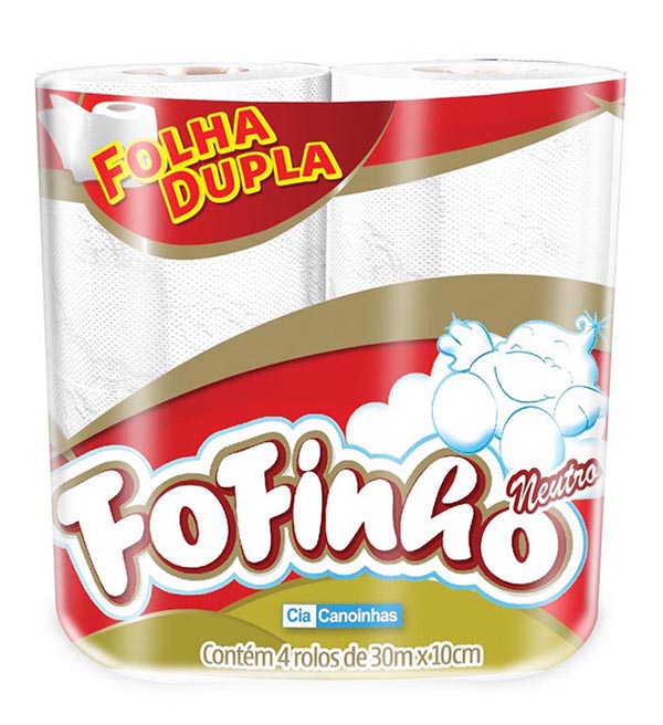 PAPEL HIG. FOFINHO FOLHA DUPLA 30M C/4